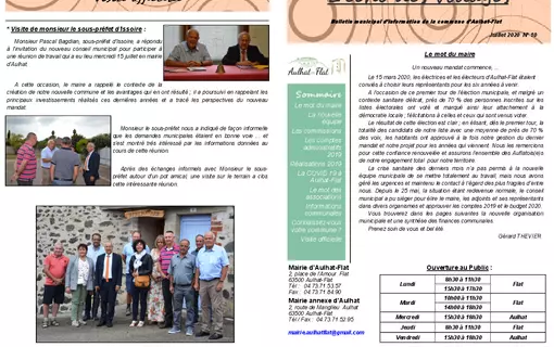 Echo des villages des ann&eacute;es pr&eacute;c&eacute;dentes